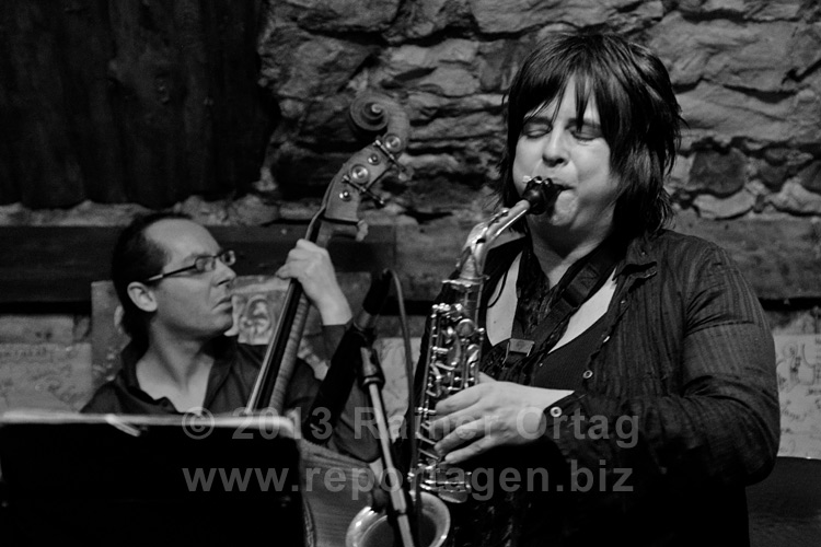Graldine Laurent Quartet, am 8.2.2013 im Jazzkeller Esslingen