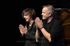 30.Internationale Theaterhaus Jazztage: Wollny / Haffner Duo in Theaterhaus Stuttgart am Fr. 14. April 2017