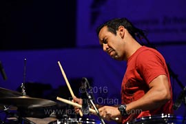 Antonio Sanchez und Migration beim Jazz Open Air in Rottenburg am 29. Juli 2016