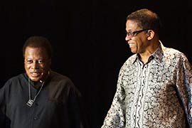 Herbie Hancock - Wayne Shorter Duo am 19.7.2014 beim jazzopen Stuttgart 2014