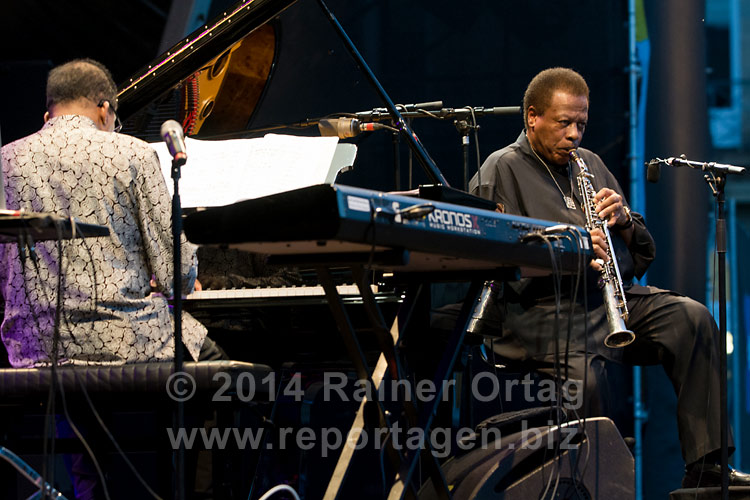 Hancock / Shorter Duo beim JAZZOPEN in Stuttgart am 19. Juli 2014