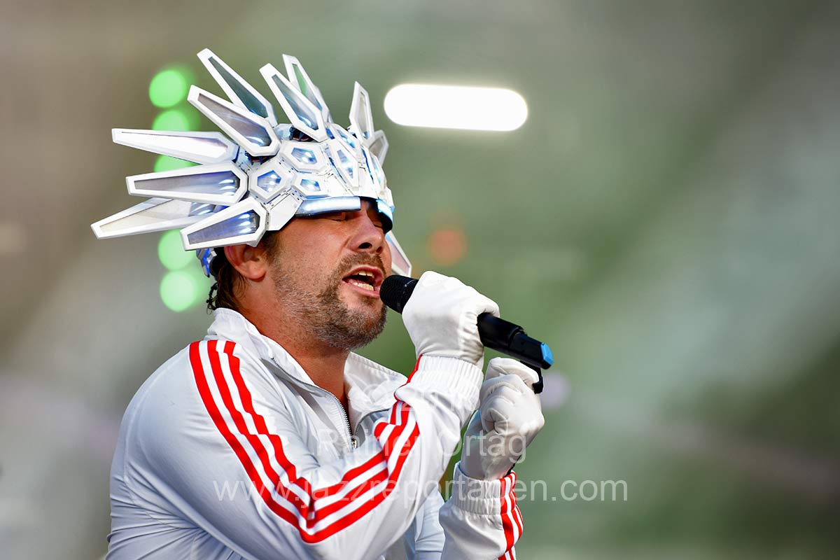 jazzopen stuttgart 2018: Jamiroquai am Schlossplatz Stuttgart am 18. Juli 2018