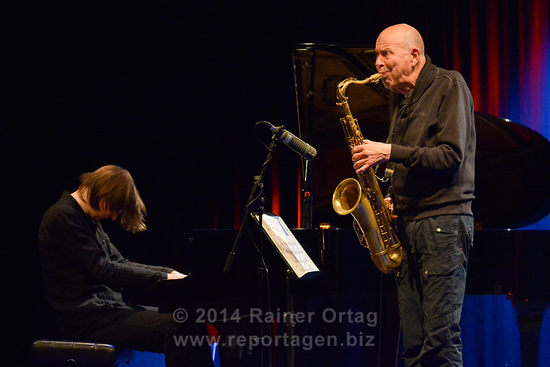 Heinz Sauer und Michael Wollny im Sudhaus Tbingen am 16. Mai 2014