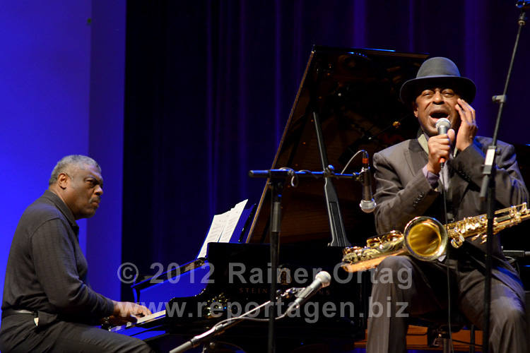 Archie Shepp und Yusef Lateef im BASF-Feierabendhaus in Ludwigshafen am 10.11.2012