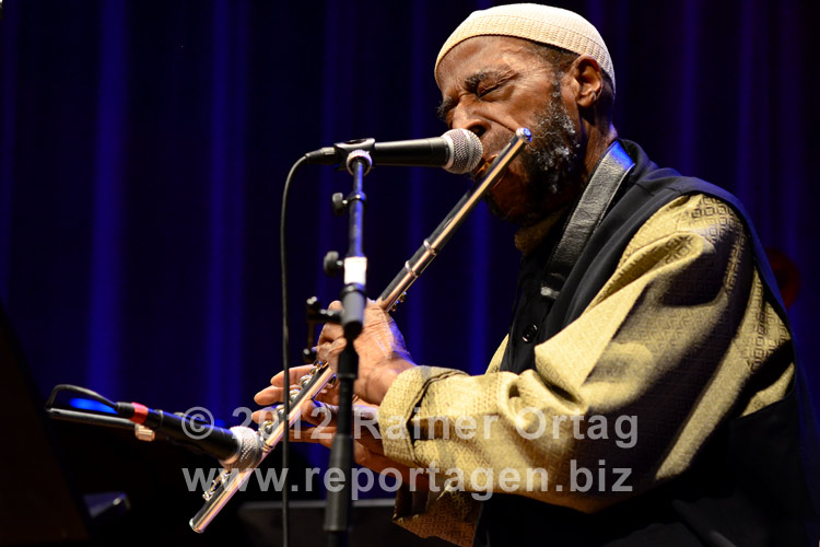 Archie Shepp und Yusef Lateef am 10.11.2012 im Feierabendhaus in Ludwigshafen